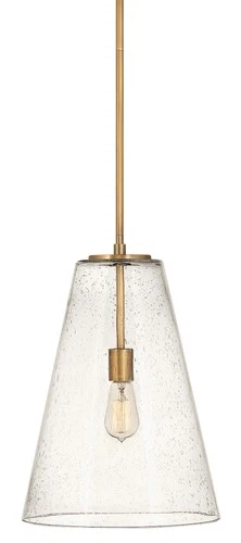 Hinkley Lighting 41047 Vance 1 Light 13"W Pendant - Brass - Picture 1 of 10