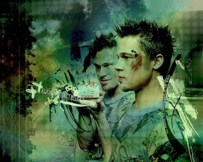 Movie Fight Club 58242 Filmposter Kunstdruck Neon MotionPicture Szene Deko Tim