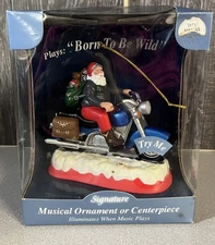 Santa's Best Musical Biker Santa Plays Born To Be Wild