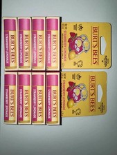 8 Packs Burt's Bees Strawberry Lemonade Moisturizing Lip Balm 100 Natural Origin