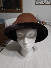 100% Wool Hat With Faux Fur Trim Brown Vintage Women’s 21-23 — photo 9