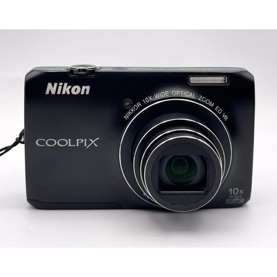 Nikon COOLPIX S6300 16MP Digital Camera w/10x Zoom NIKKOR Glass Lens- 80% new s7
