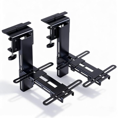 2PCS Desk Mount Flight Sim Joystick Throttle Stand Fits Logitech Thrustmaster