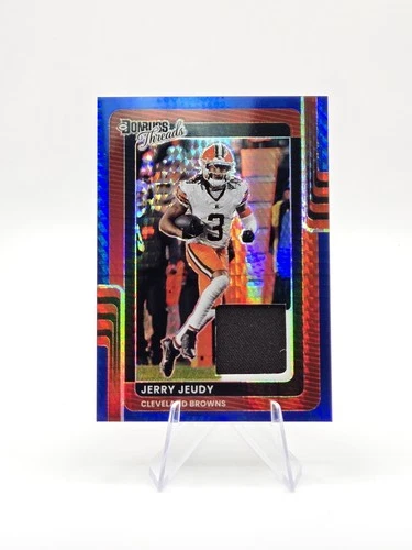 2025 Donruss Optic Jerry Jeudy Blue Hyper (RAW)