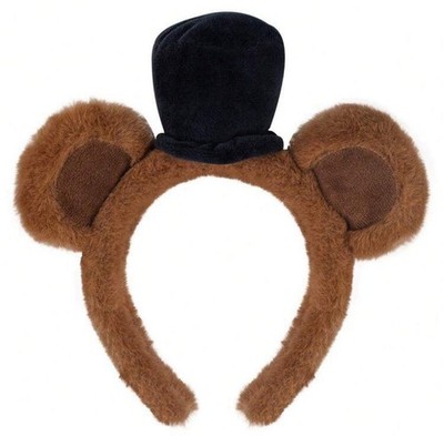 New FIVE NIGHTS AT FREDDY S Ears Cosplay FAZBEARS Top Hat PLUSH Headband FNAF