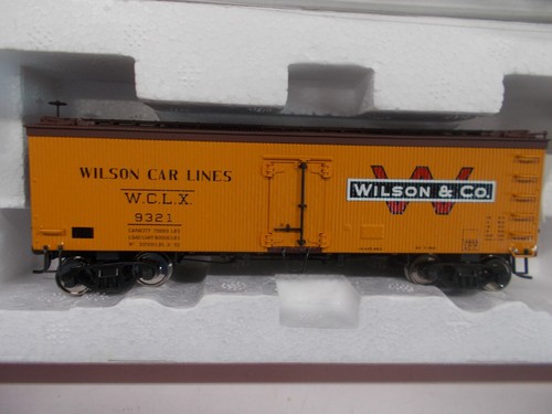 ATLAS # 6115-1~WILSON CAR LINE 36' FRIGORÍFICO CAR # 9321~CLÁSICOS DE LA ERA VAPOR~ESCALA HO | Condition: New