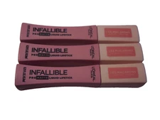 3 NOS Loreal Infallible Pro Matte Liquid Lipstick, Dose of Rose #818 AS SHOWN Z2