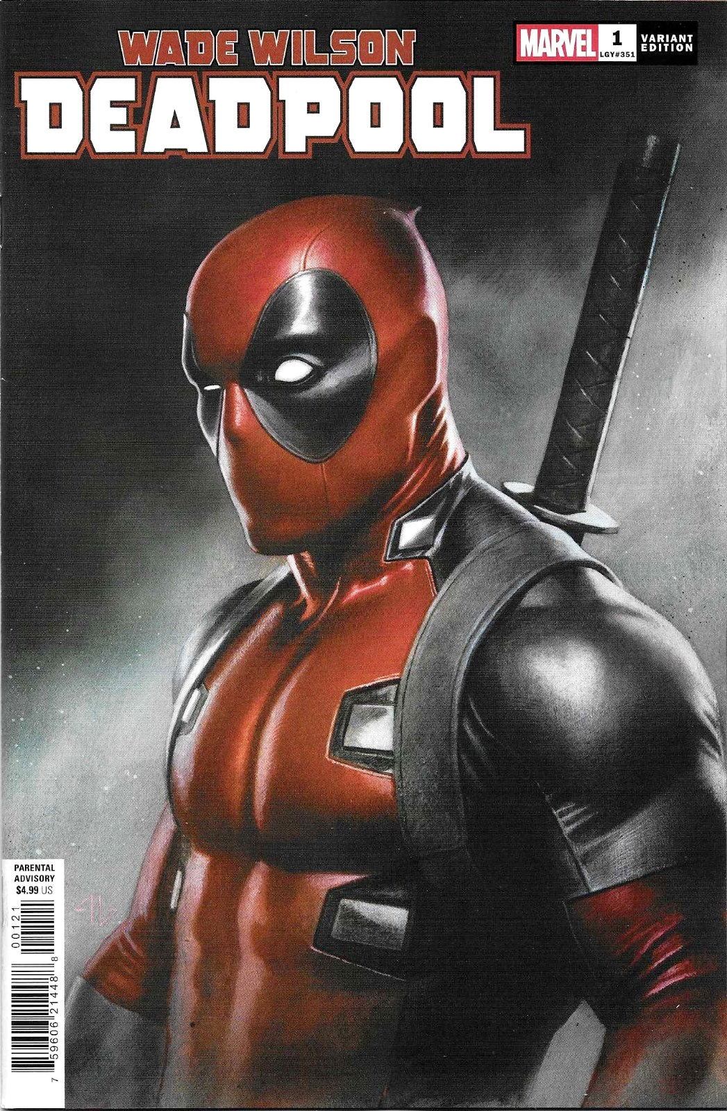 WADE WILSON: DEADPOOL #1 (LGY#351)  ADI GRANOV VARIANT  MARVEL  APR 2026  NM