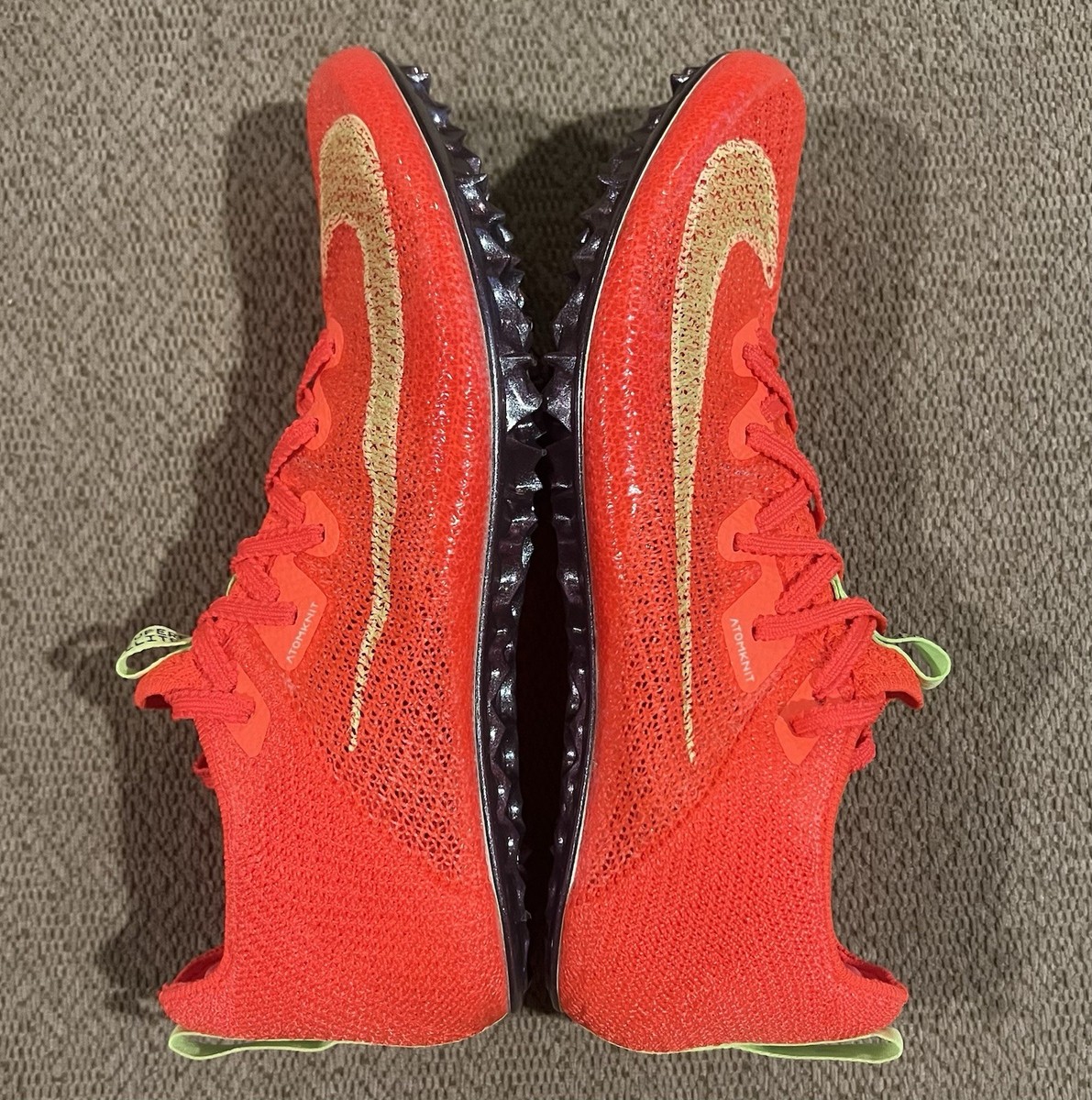 Nike Zoom Superfly Elite 2 Bright Crimson Track Spikes Men\'sSz8.5 FZ9662-600 NIB Size 8.5 - Nike Zoom Superfly Elite 2 Bright Crimson Lime  main image 4