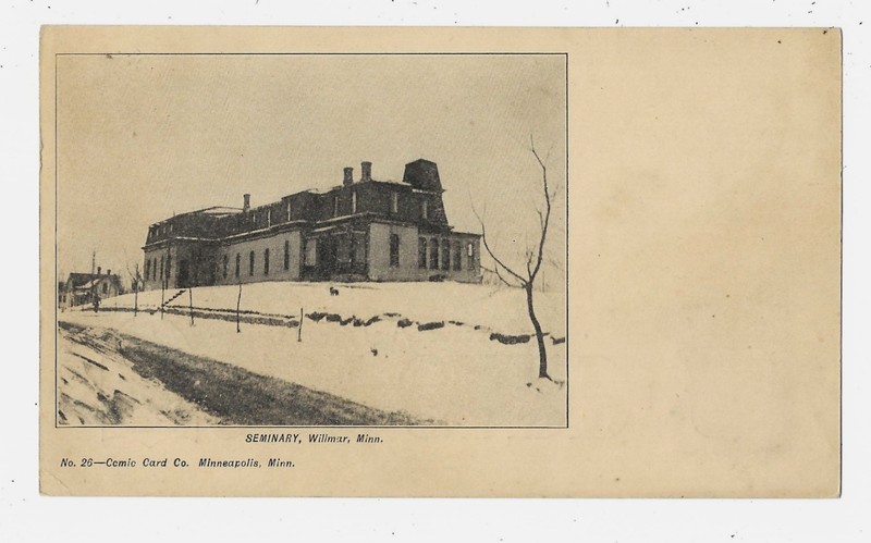 Seminary, Willmar, Minnesota, about 1907 (undivided back postcard)