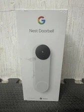 Google Nest Doorbell, Battery - Snow New Sealed