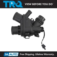 TRQ Thermostat with Housing Assembly Fits 2017-2018 Jaguar F-Type 2017 XE XF