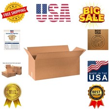 Shipping Boxes 30"L x 10"W x 10"H 20-Pack Long Corrugated Boxes for Moving, S...