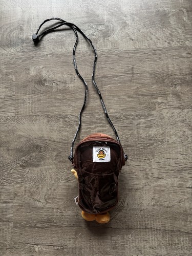 BAPE A BATHING APE BABY MILO MOBILE Smart Phone Shoulder cross Bag Pouch Brown - Picture 5 of 7