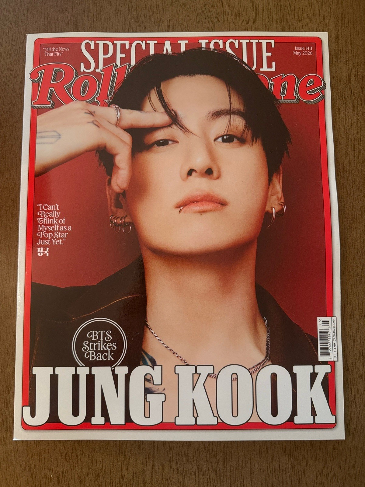 Rolling Stone Special Issue #11 May 2026 BTS Jung Kook Cover