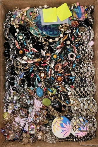 Costume Estate Jewelry Lot Vintage - Modern ALL WEARABLE 6+lbs. #97