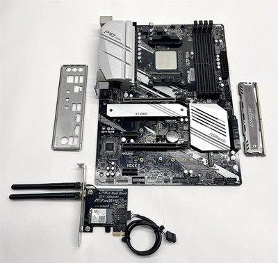 ASRock X570 PRO4 Motherboard & CPU ATX AM4 AMD Ryzen 7 3700X 3.6GHz 8GB I/O WiFi