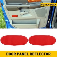 Fit 2003 2004 Dodge Ram 1500 2002-2008 Red Front Door Panel Reflector Cover Us Fit 2003 2004 Dodge Ram 1500 2002-2008 Red Front Door Panel Reflector Cover Us