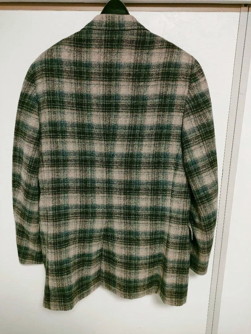 Pendleton Wool Check Pattern Tailored Jacket Brow… - image 2