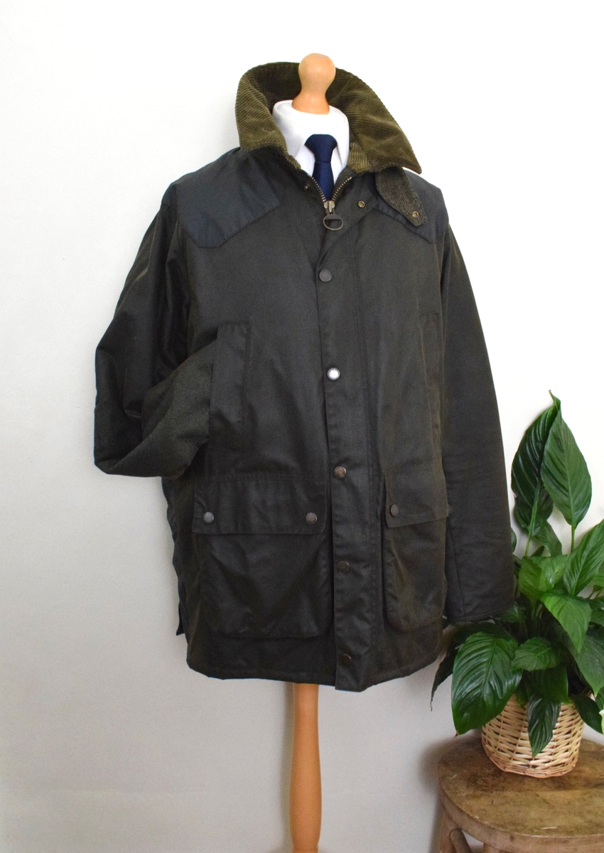BARBOUR x LAND ROVER Defender Hales Wax Jacket Size XXL 46/48
