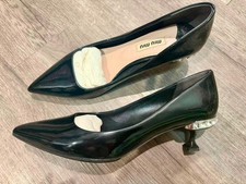 Excellent Condition Miu Heeled Patent Leather Shoes 37