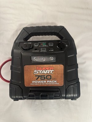 Rechargeable Super Start 750 AMP Power Pack Auto Jumpstart Battery Charger 12V