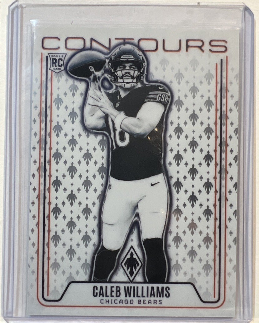 Panini 2024 Phoenix Caleb Williams Bears Contours Rookie Insert Card
