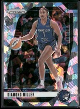 2024 Panini Prizm WNBA #63 Diamond Miller Ice Prizms