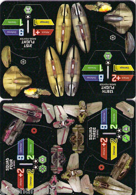 STAR WARS POCKETMODEL - (BS013) V-WINGS/DROID FIGHTERS
