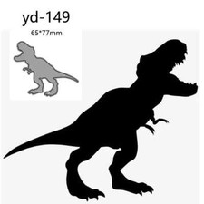 Roaring Dinosaur Trex Metal Cutting Dies Scrapbooking Card Making Craft