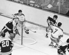 B W 8x10 photo of Boston Bruins legend Gerry Cheevers 9 Vol. 2