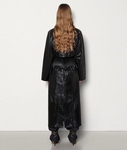 BOTTEGA VENETA Leather Trench Coat in Black Size IT 40 - $9,840 - Picture 12 of 20