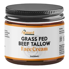Unscented Grass Fed Beef Tallow For Skin - Tallow Face Moisturizer Cream 2 Oz