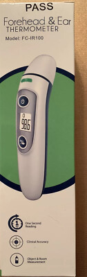  Dual Mode Infrared Thermometer, Ear, Forehead and Room Modes FC-IR100 NEW!