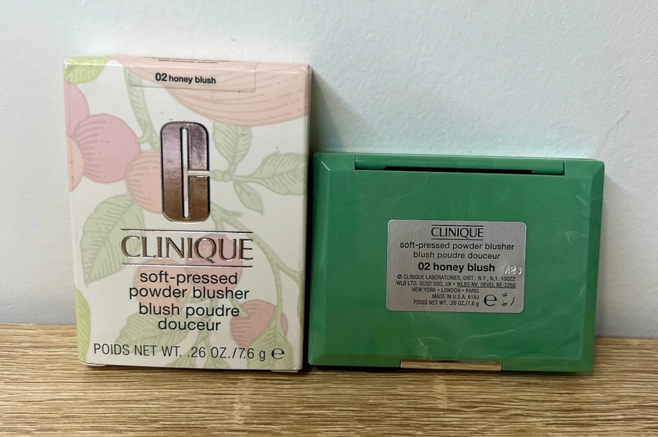 Clinique Soft Pressed Powder Blusher 02 Honey Blush Full Size 0.26oz NIB - image 2 of 3