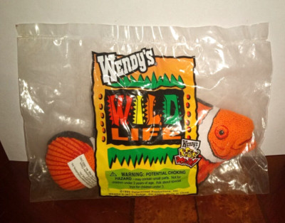 Wendy's Kids' Meal Toy 1999 Wild Life - Plush Fish - Sealed | eBay