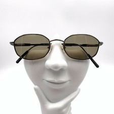 Vintage Champion CH223 Gunmetal Metal Oval Sunglasses FRAMES ONLY