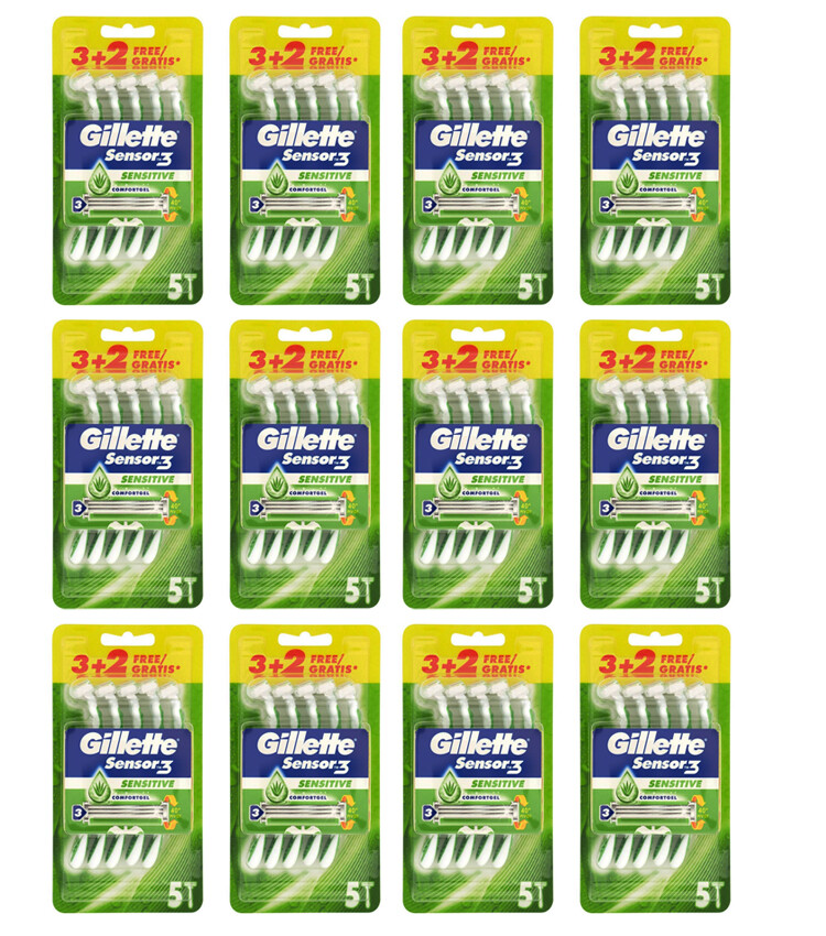 Procter & Gamble Srl Gillette Sensor 3 Sens Ras U/G3+2 - Immagine 4