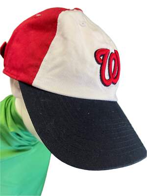 MLB Washington Nationals Fan Favorit Colour Blocked Baseball Mütze/Cap Strapback