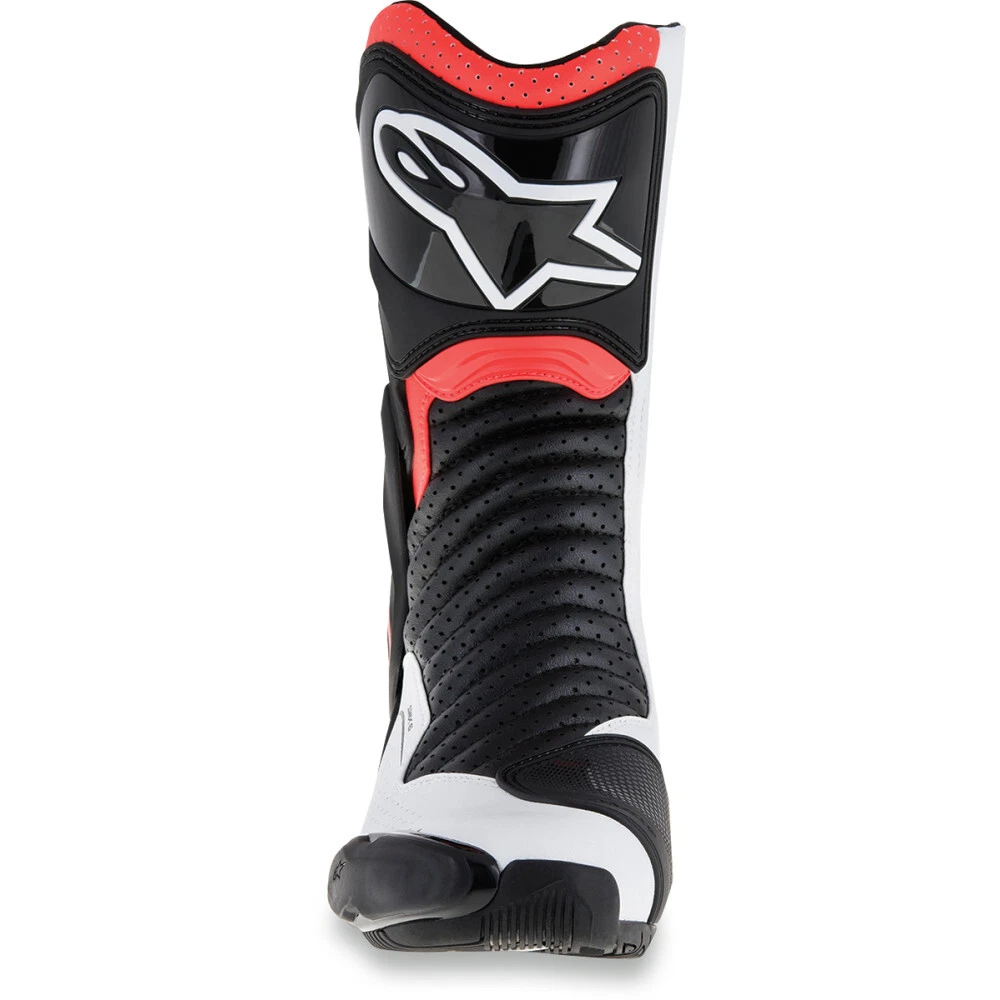 Alpinestars SMX 6 V2 Vented Road Track Motorcycle Boots Black Red