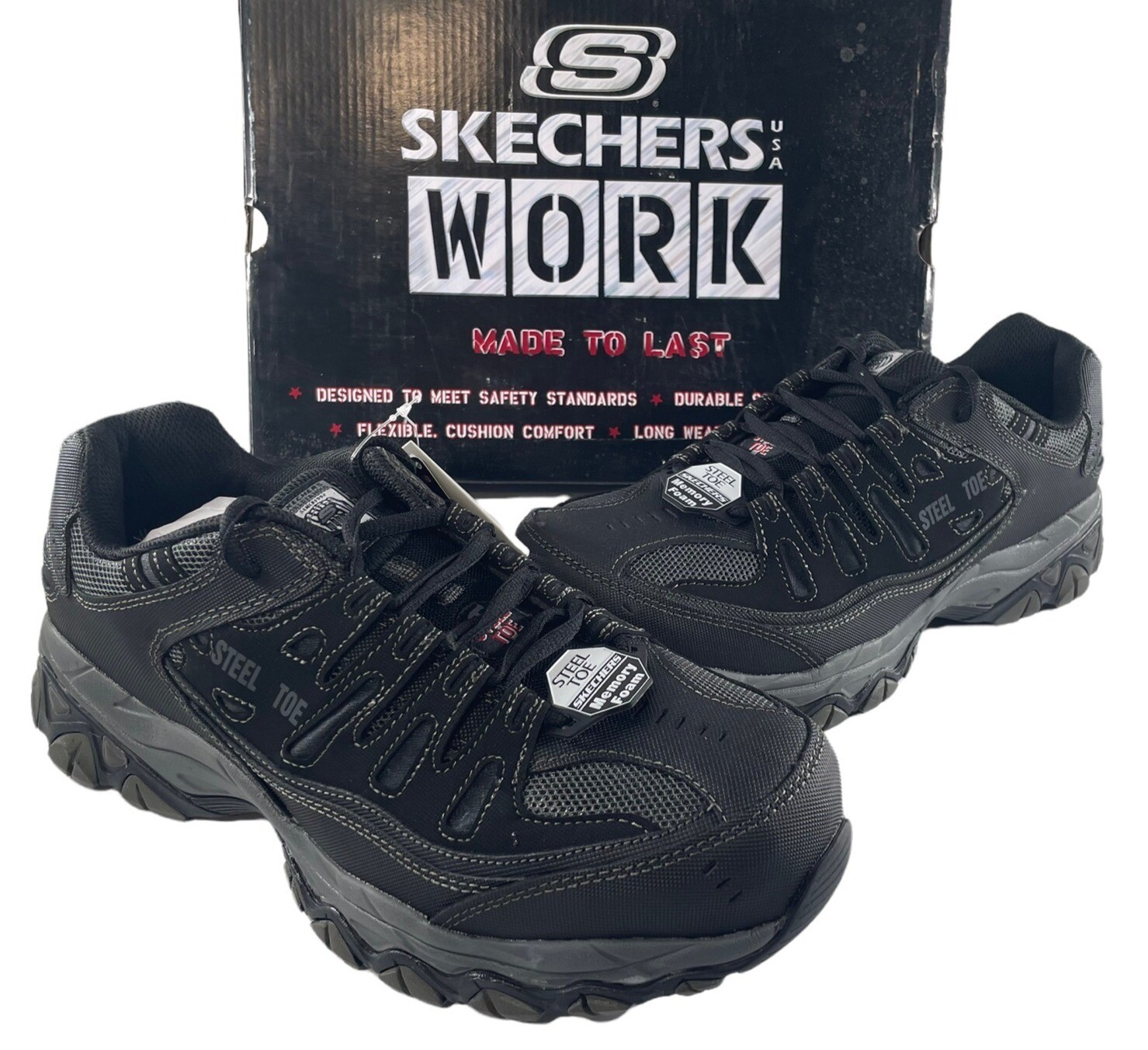 Leather Cankton Steel Toe Sneaker Shoe 