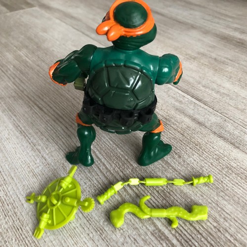 Vintage TMNT Ninja Turtles Figure Rock N Roll Wacky Action Michaelangelo 1989 - Picture 4 of 8
