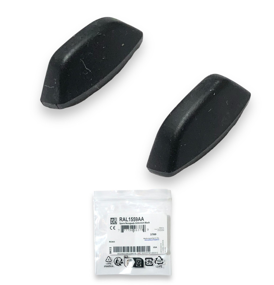 Oakley HSTN OO9242A HSTN Metal OO9279 Black Replacement Nose Pads