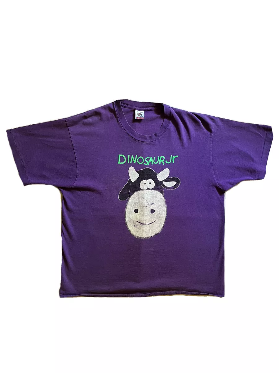 Vintage 90s Dinosaur Jr. T Shirt Size XL Fruit Of The Loom Cow