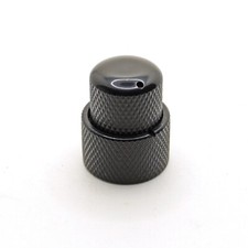 Black Stacked Dual Control Knob Concentric Se...