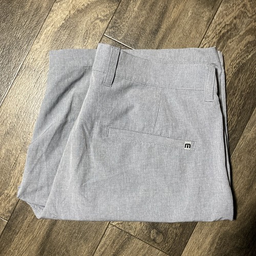 Travis Mathew Shorts Herren Gr. 32 grau Beck Performance Golf Hybrid Bermuda - Bild 7 von 7