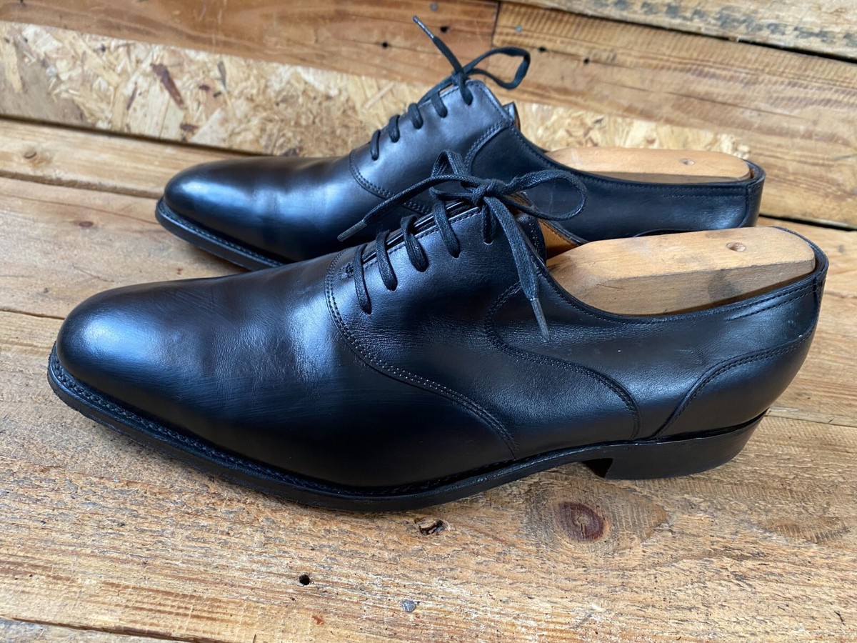 JOHN LOBB レザースニーカー ブラック サイズ7 John lobb Osaka black leather dress lace-up oxford shoes UK 6E US