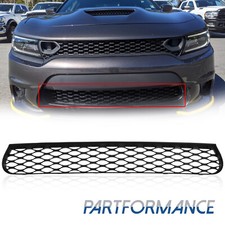 Front Lower Mesh Bumper Grille Fit 2015-2023 Dodge Charger Srt Scat Pack Style