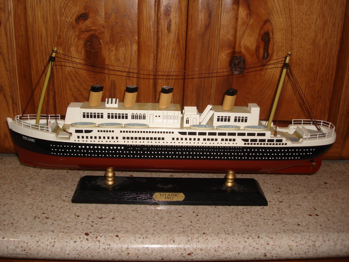 TITANIC 1912 木製模型 船 ボート Titanic 1912, 20