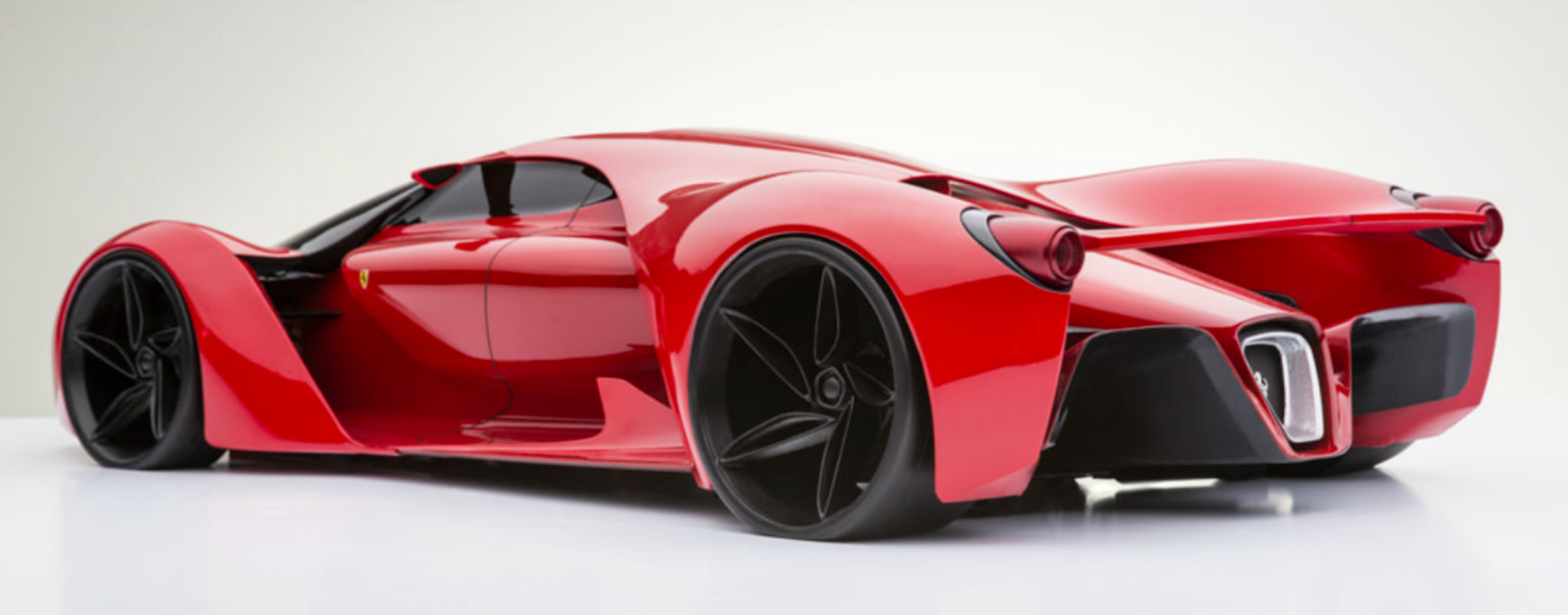 FERRARI Race Car Racing Hypercar Concept Red Custom Built LARGE 1:12SCALE MODEL